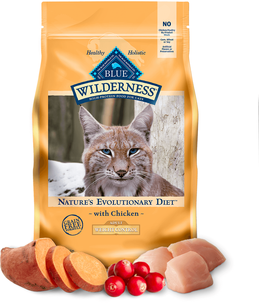 BLUE Buffalo Wilderness Weight Control Chicken Recipe Adult Cat Dry Cat Food Review